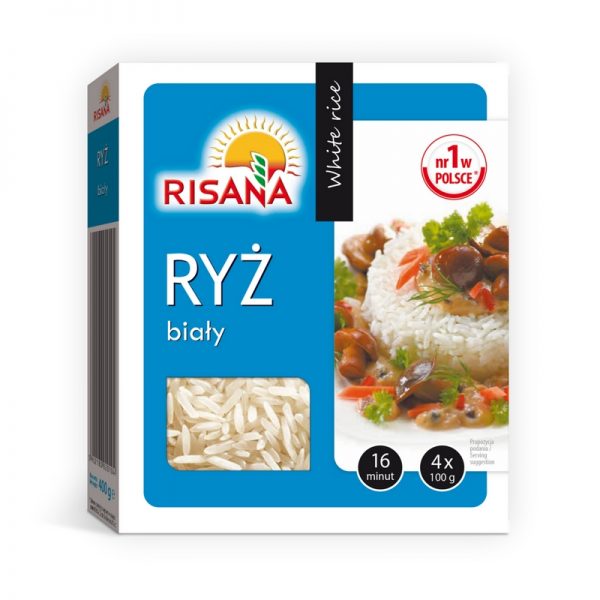 Ryż biały 400g Sonko. 4x100g. Właściwości Ryżu: W Ryżu znajdziemy witamin takie jak: a. Z grupy B (B1, B2, PP, B5, B6, kwas foliowy). Charakteryzuje się dużo łatwiej przyswajalnym zbożem (dlatego posiłki przyżądzone z ryżu należą do lekkostrawnych ). Ma dobry wpływ na trawienie, ze względu na właściwości przeciwbiegunkowe. Składniki odżywcze ryżu: b. Błonnik. c. Kwasy tłuszczowe. d. Witaminy, Takie jak witaminy z grupy B. e. Minerały (np: fosfor, potas, magnez i żelazo). Jest bogaty w minerały takie jak: magnez, cynk, fosfor, żelazo, mangan, miedź oraz selen. W czym pomaga ryż: a. Ryż, zawłaszcza ten koloru brązowego jest bardzo bogaty w błonnik. b. Może odgrywać istotną rolę w profilaktyce nowotworów. Szczególnie nowotworom jelita grubego. c. Gdy jemy Ryż regularnie pomaga w przyspieszaniu trawienia. Wspiera usówanie zbędne produktów przemiany materii. Dzięki temu naturalnie oczyszcza jelita i dba o ich florę antybakteryjną. Komu polecamy ryż: Polecamy dla: a. Osobom dbającym o linię. Ponieważ zapewnia na długo uczucie sytości. b. Ryż jest lekkostrawny w diecie. Komu polecamy ryż: Zasadniczo Ryż daje moc dla sportowców oraz osób które mają ciężko pracować. Ryż to Węglowodany, to brak humoru, ochoty na kolejne treningi i brak motywacji jak widać odpowiada za dobre samopoczucie. Jeśli Twoje Ciało poddane było silnemu wysiłkowi polecamy taki posiłek: 1. Podgrzej, przygotuj Ryż. 2. Przygotuj mięso (np. uda z krczaka, indyka, zająca, piersi z mięsa drobiowegi). W zależnos to na co masz ochotę). Istotne jest by połączyć z białkiem chudego mięsa. Ponieważ jest świetnym posiłkiem potreningowym. Cechuje go szybkie uzupełnienie braku glikogenu w mięśniach i będzie cię “długo trzymał”