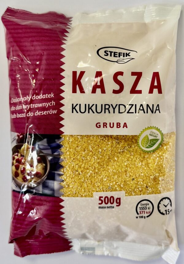 Kasza kukurydziana gruba 500g Stefik